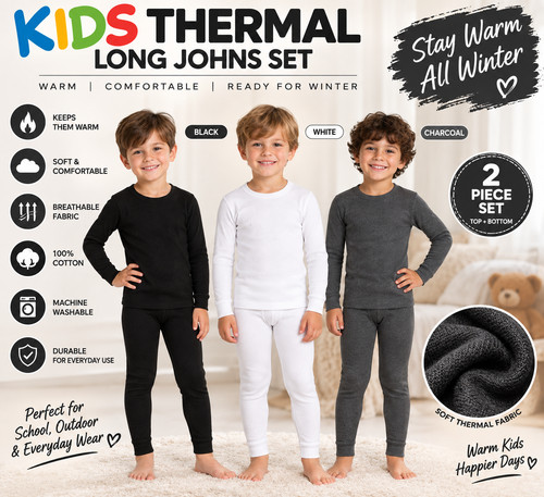 School kids thermal - school, johns