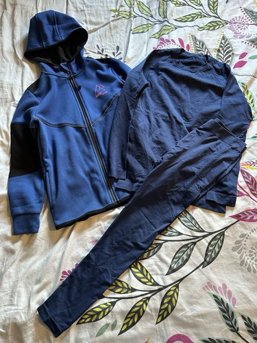 Boys navy blue zip - navy,